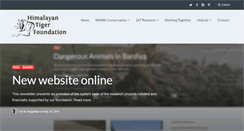 Desktop Screenshot of himalayantigers.org