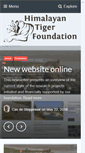 Mobile Screenshot of himalayantigers.org